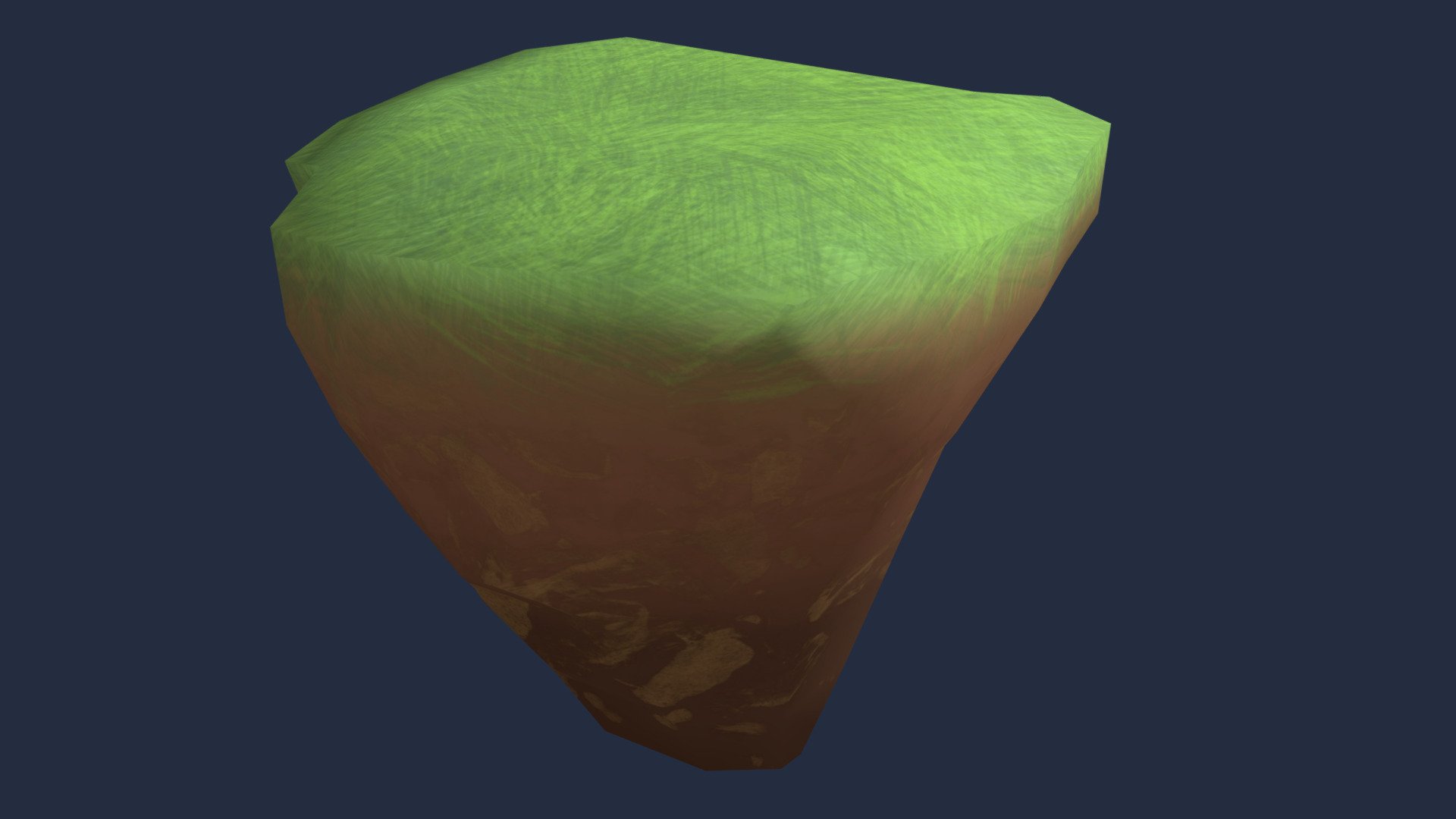 Floating island paint test