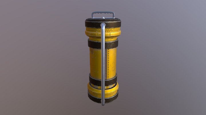 Sci-Fi Star-Powered Energy Container 3D Model