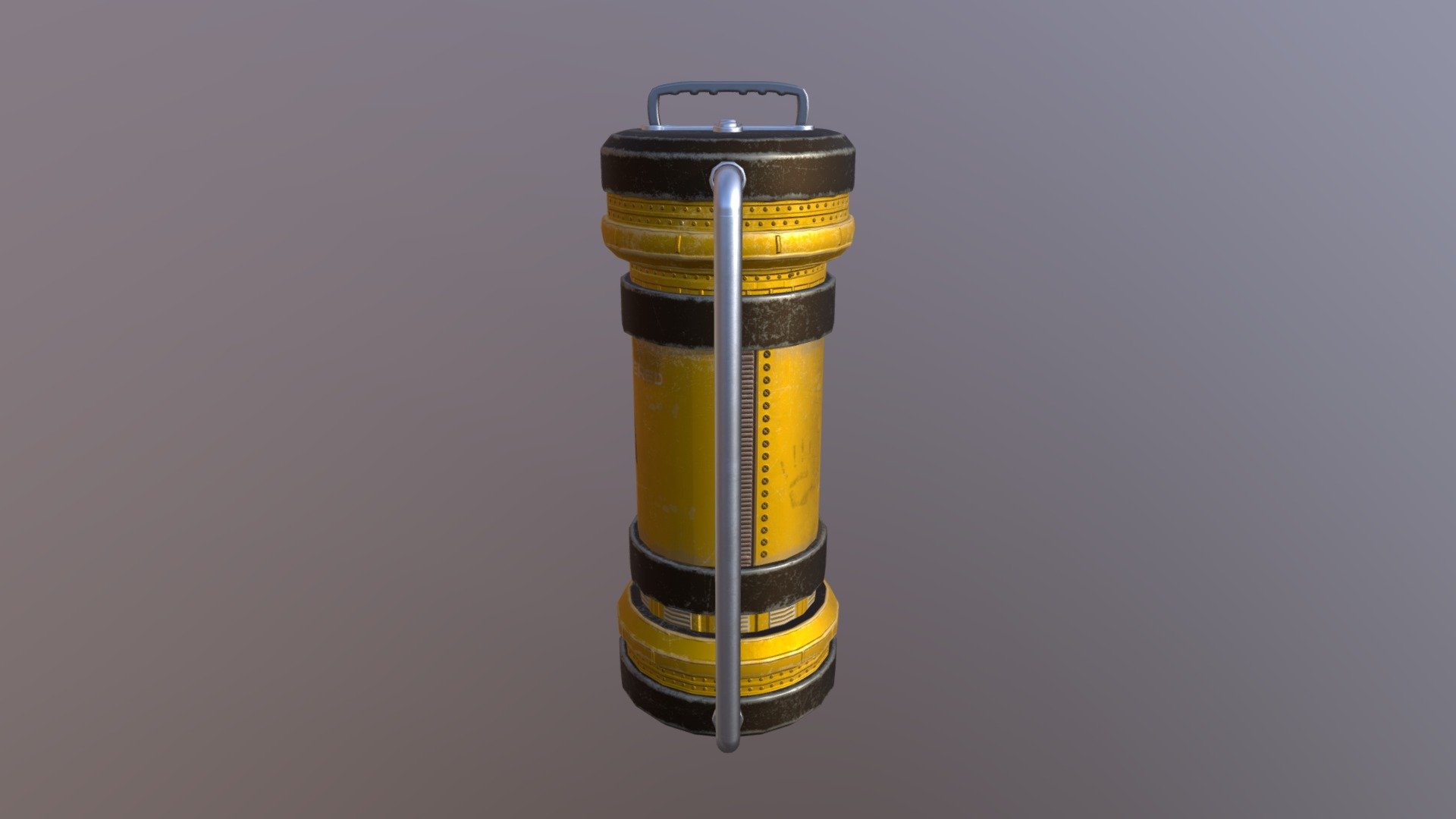 Sci Fi Liquid Container 3D model