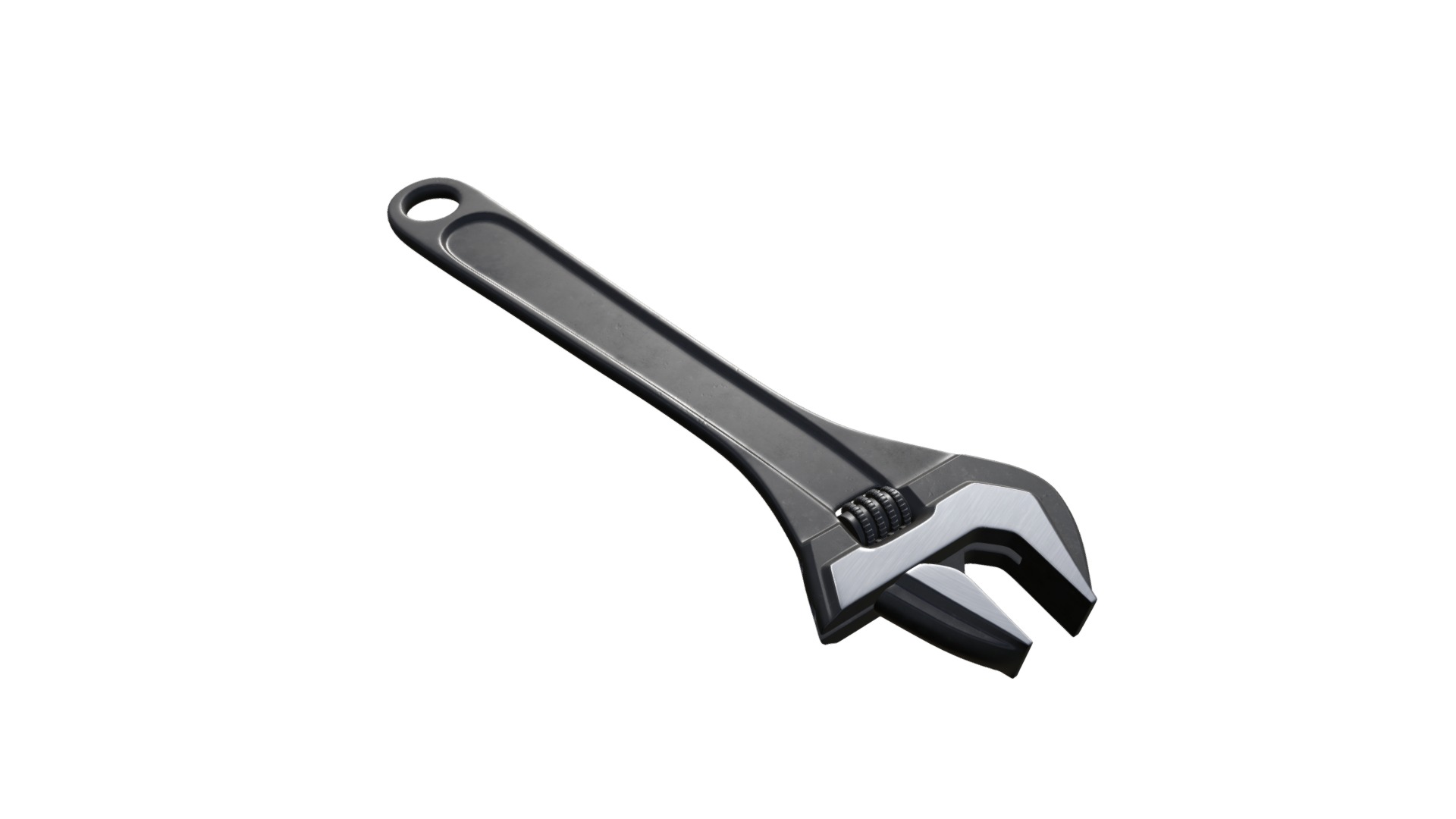 3D model Adjustable Spanner 3D - This is a 3D model of the Adjustable Spanner 3D. The 3D model is about a knife with a handle.