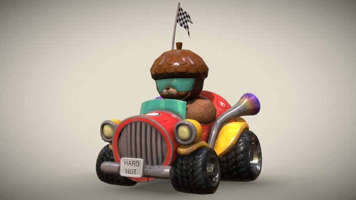 Hard Nut Racer 3D Model