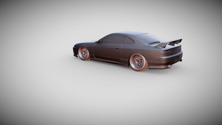 Nissan silvia S15 3D Model