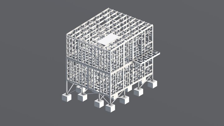 Estructura P. Silva 3D Model