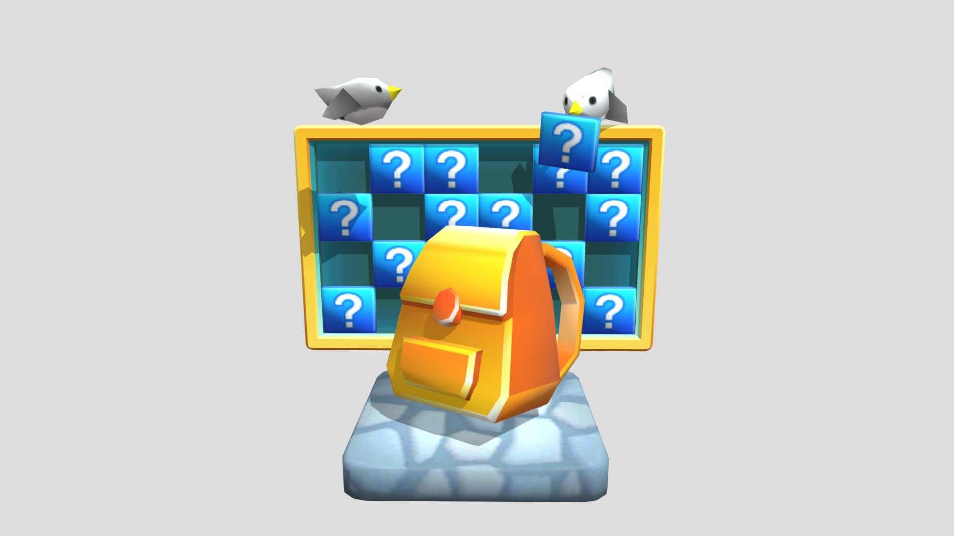 3DS - Street Pass Mii Plaza - Puzzle Swap - Download Free 3D model