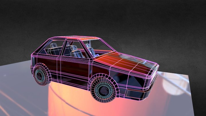 retro car 3D Model