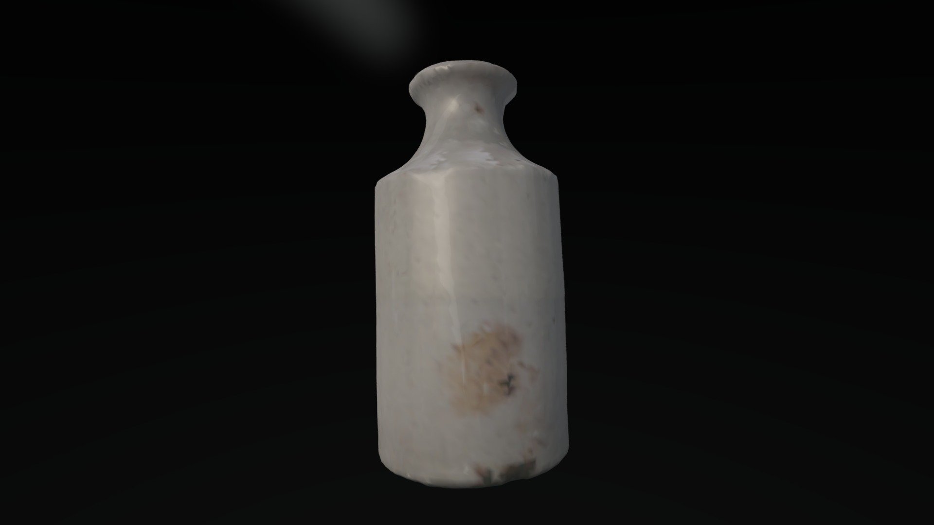 Victorian glazed ceramic bottle