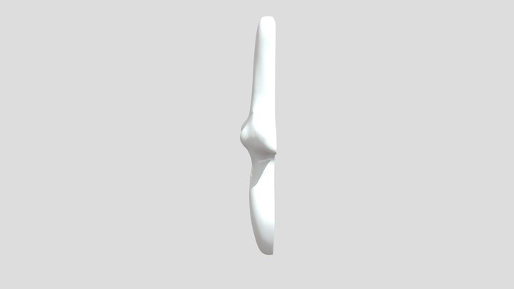 Cycladic Violin Shaped Figurine 3D Model