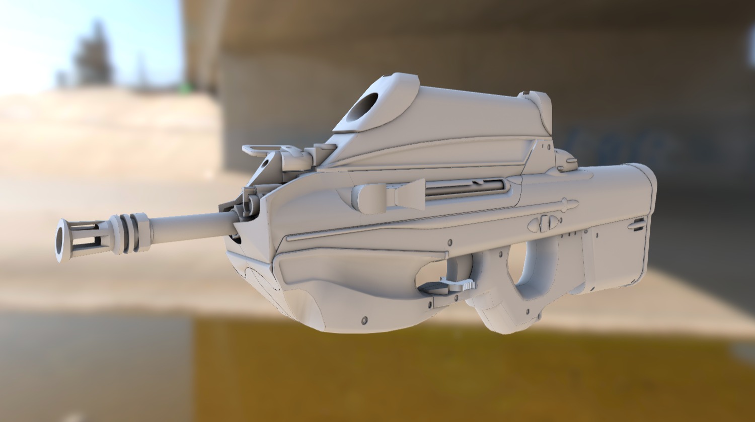 F2000 with scope - 3D model by Minerr [484dedf] - Sketchfab