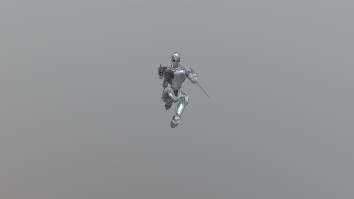 silver chariot - jojo 3D Model