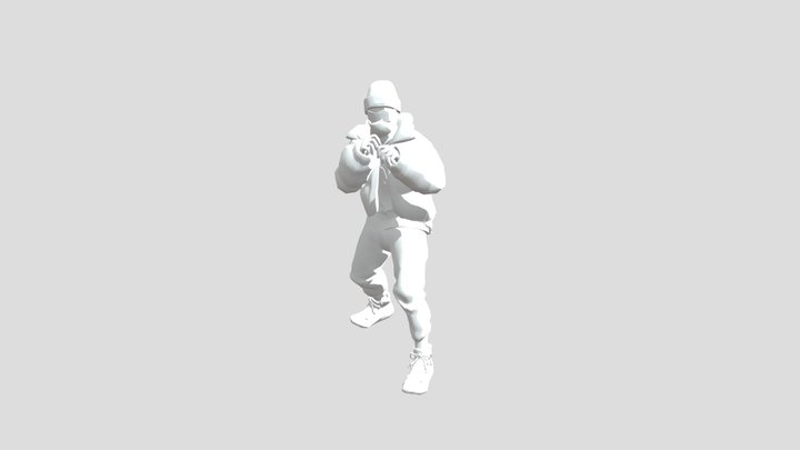 Mma Kick 3D Model
