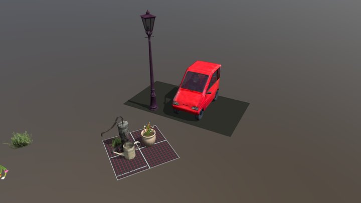 DAE 5 Finished props - Amsterdam 3D Model