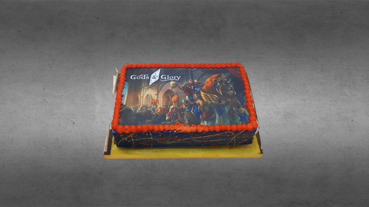 Gods & Glory cake 3D Model