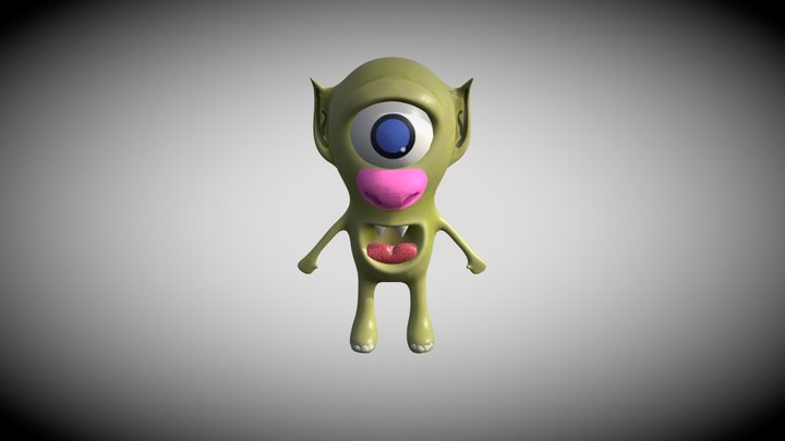 Craisy Monstruo 3D Model