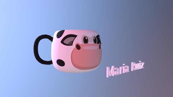 Cow Mug 3D Model