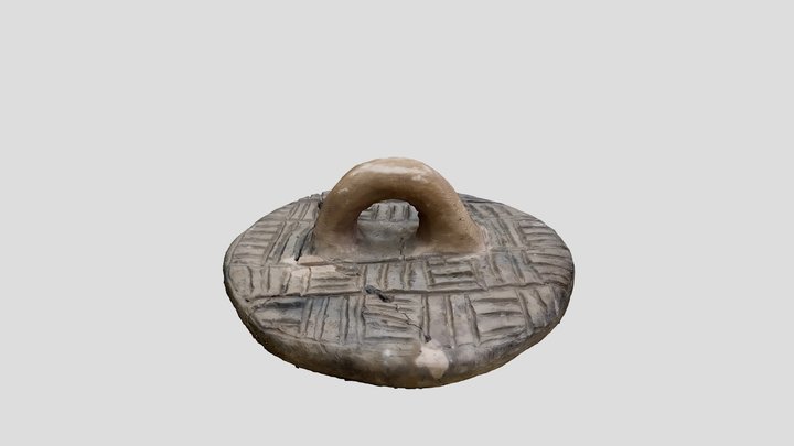 Lapos fedő 3D Model