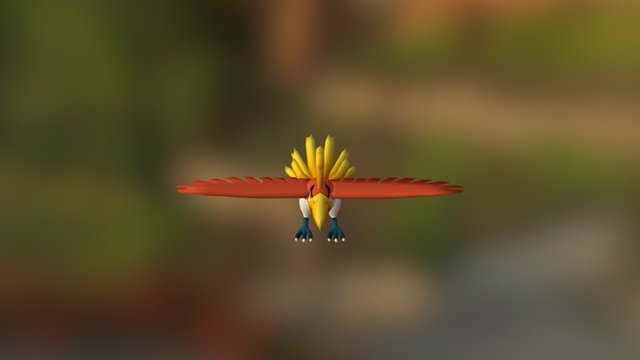 Ho Oh 3D Model