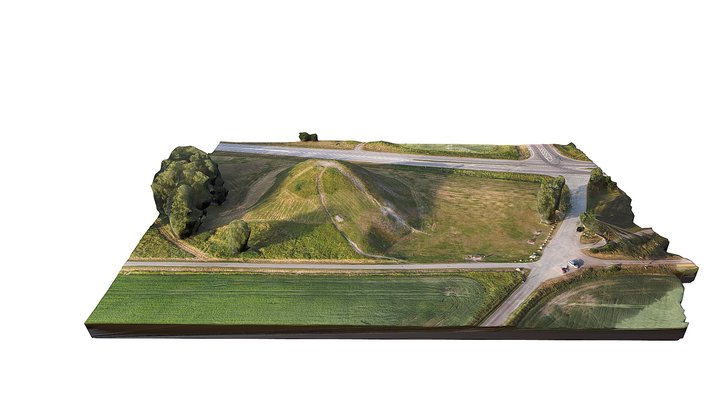 Late Iron Age Grave Mound Sweden - de Kaminski 3D Model