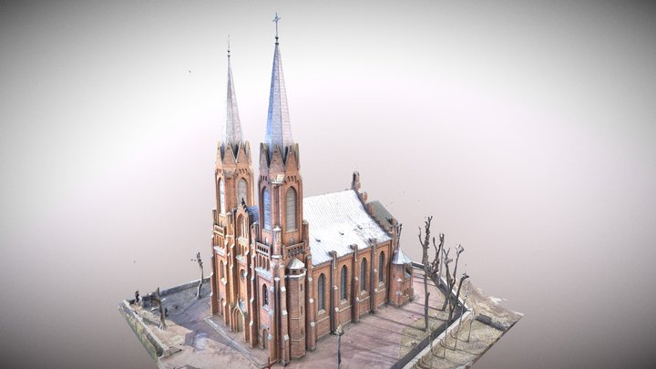 Kościół w Odrzywole 3D Model