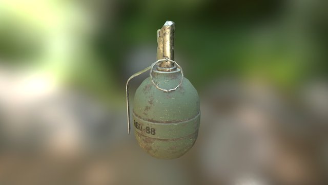 Grenade RGO-88 3D Model
