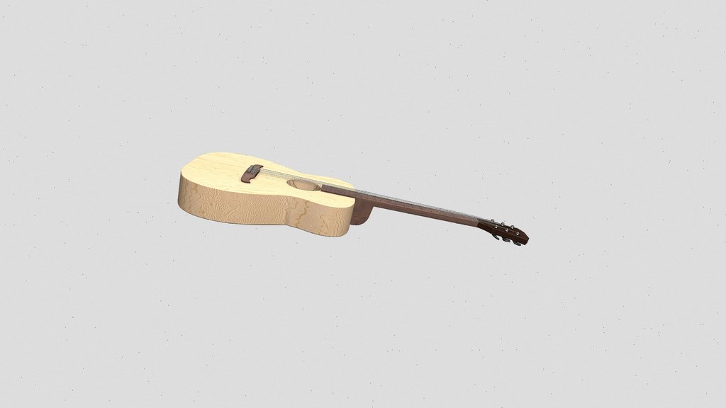 Classic guitar | Low-Poly