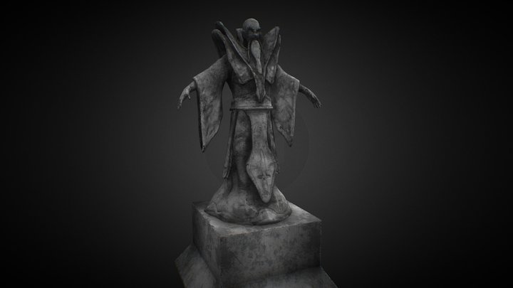 Lord Statue 3D Model