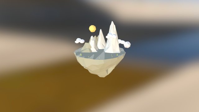 Mountain View 3D Model