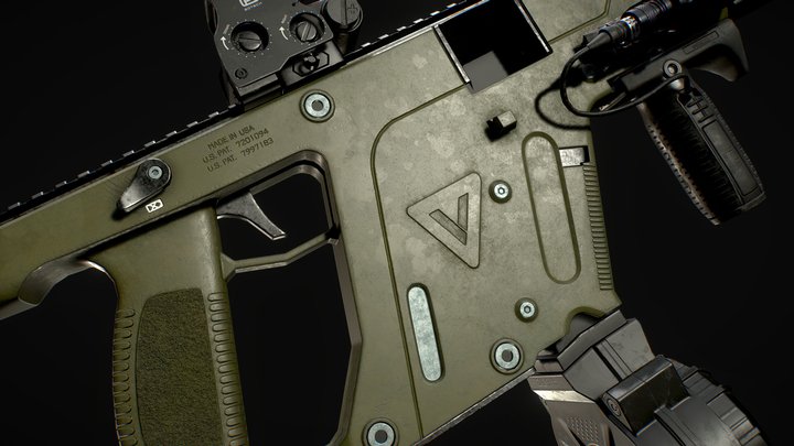 Kriss Vector 3D Model
