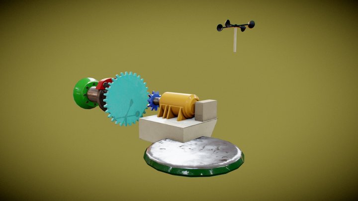 Partes Internas Turbina. 3D Model