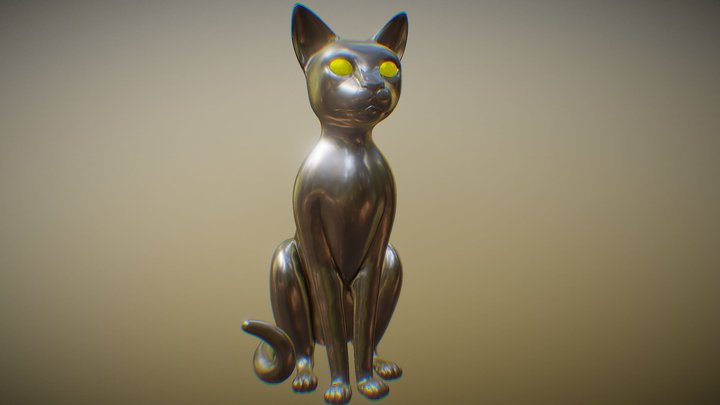 Cat Sculpt - Blender 3D Model