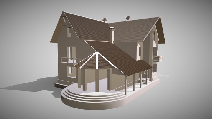 House_417m2 3D Model