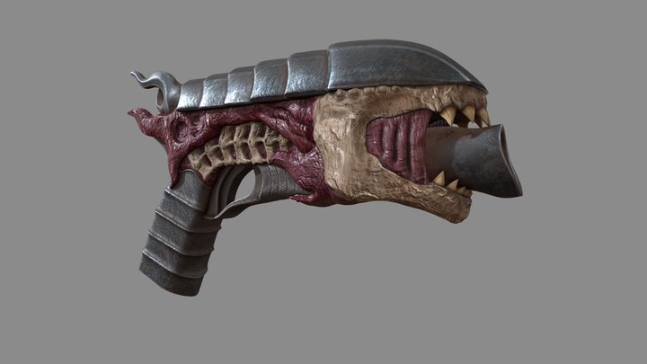 The Alien's gun 3D Model