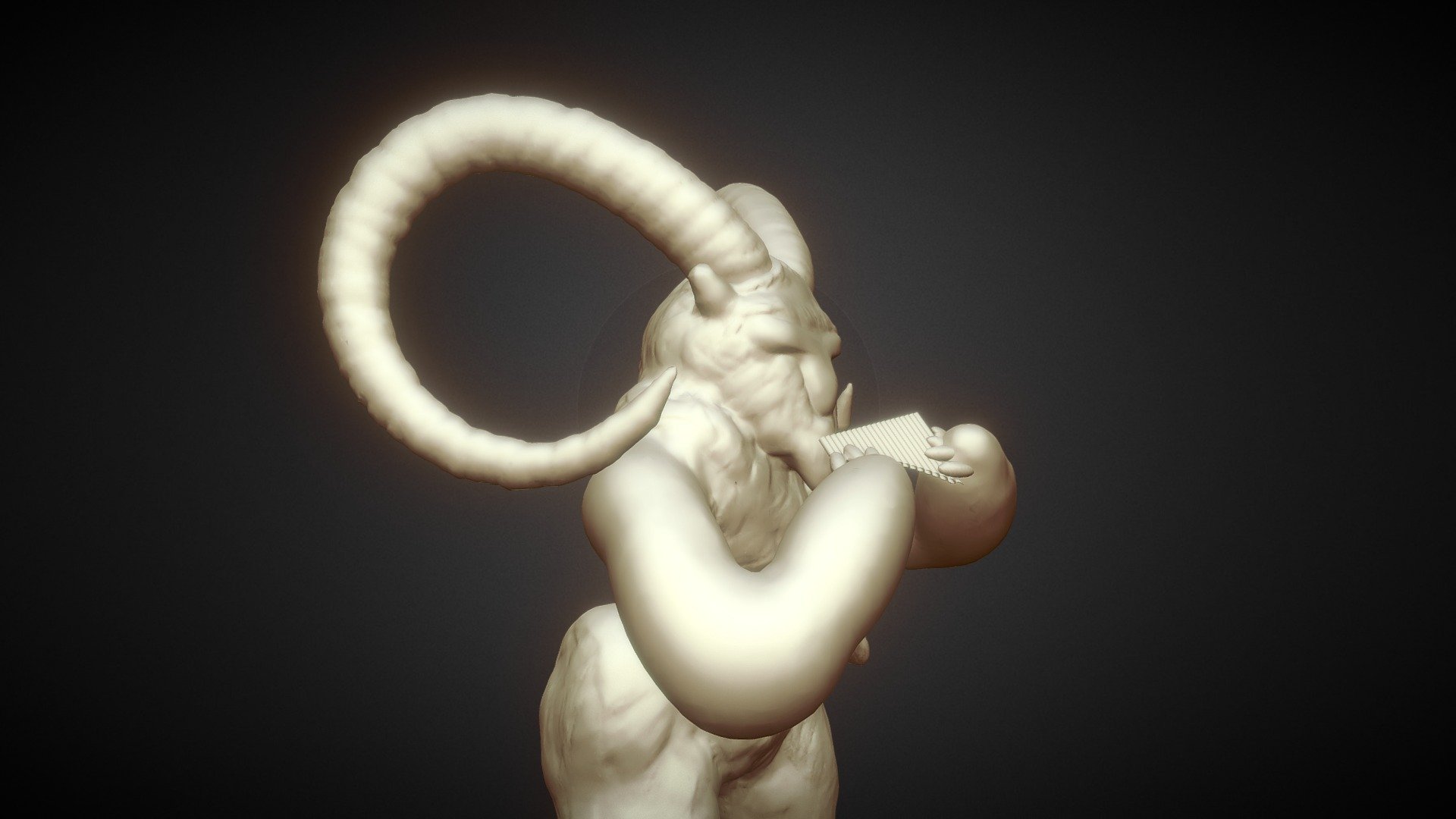 Sculptjanuary Day 12: Pan