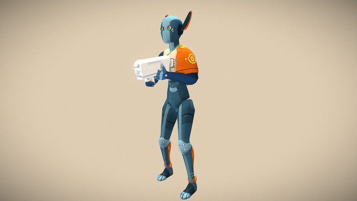 ON_bunny_ANI_Idle 3D Model