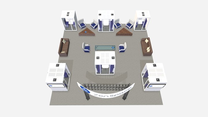 Zenspace- Business Lounge 3D Model