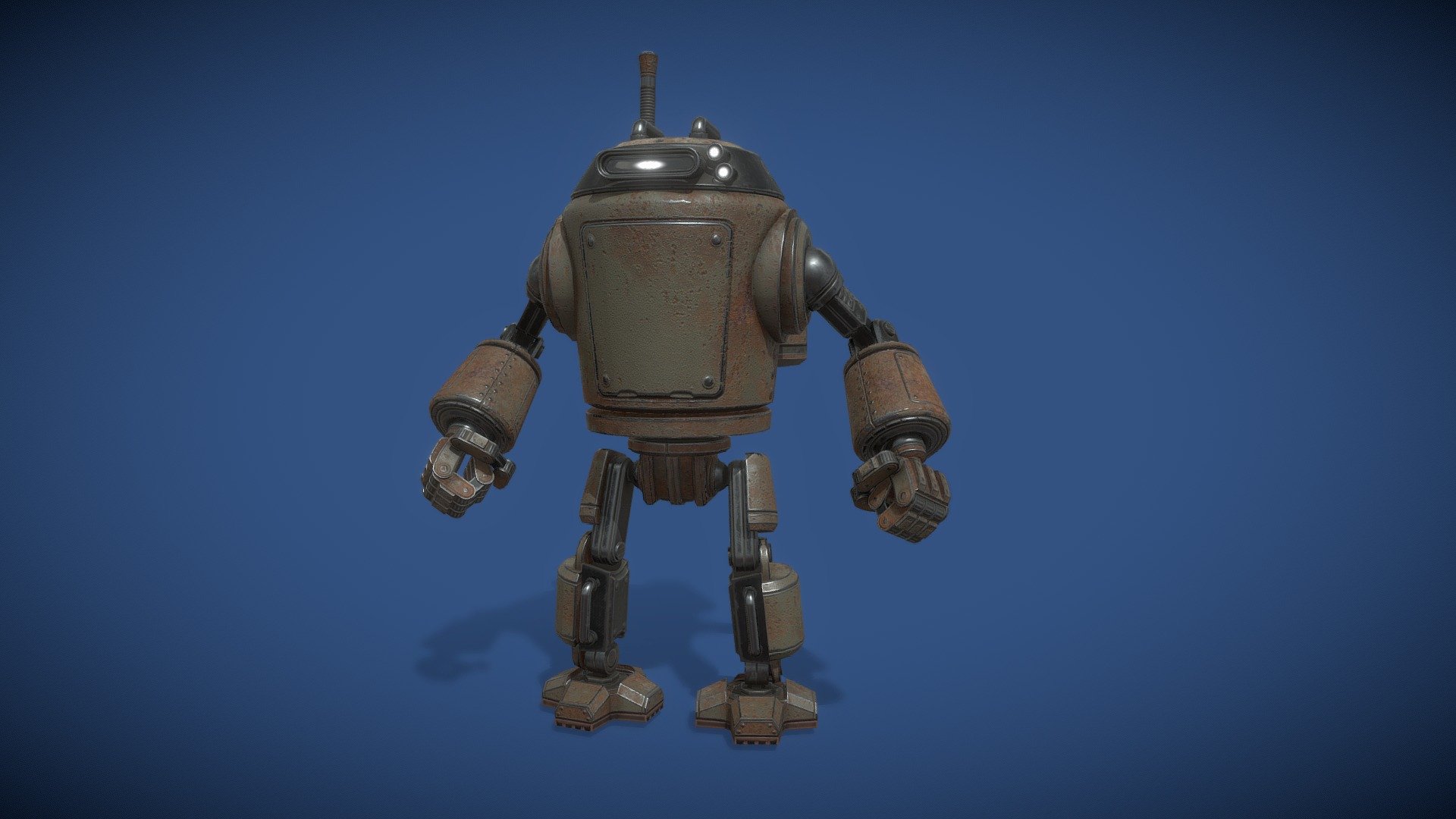 Dustin the War Bot - 3D model by travellingmerchant [485f7ee] - Sketchfab