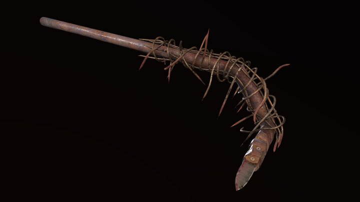 Spiral - Trolley Handle Spear 3D Model