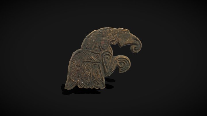 Female brooch 3D Model