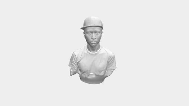 Me in Plaster 3D Model