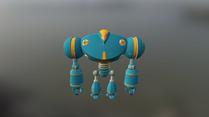 Robot Textures 3D Model