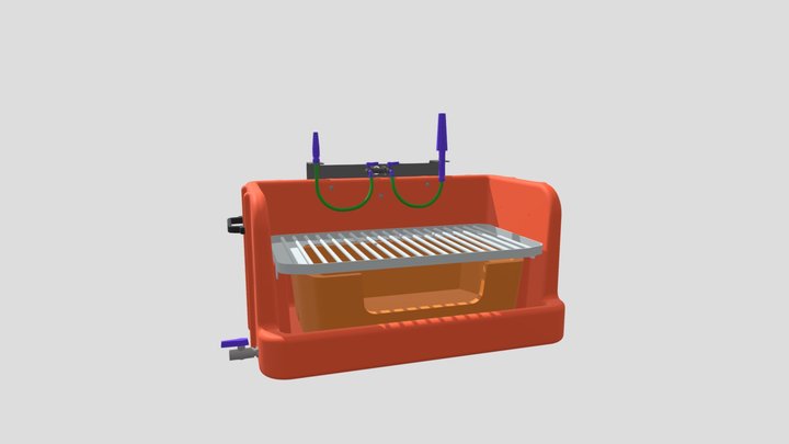 BOOTWASH ASSEMBLY 4 km2 3D Model