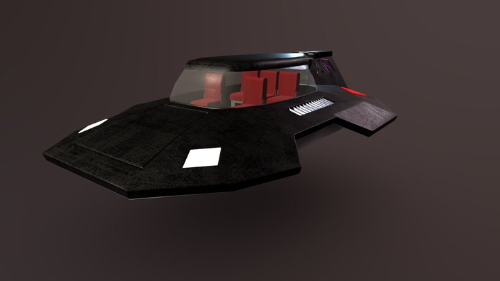 Spaceship 3D Model