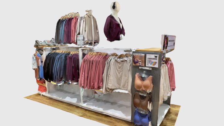Clothing store in Thailand 3D Model