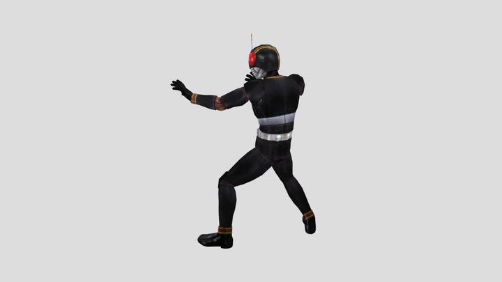 kamen rider black 3D Model
