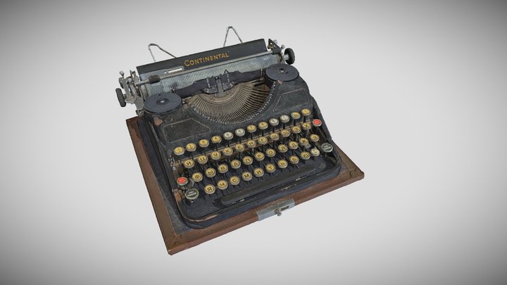 Пишущая машинка Н.Я. Мандельштам 1930-1940 3D Model