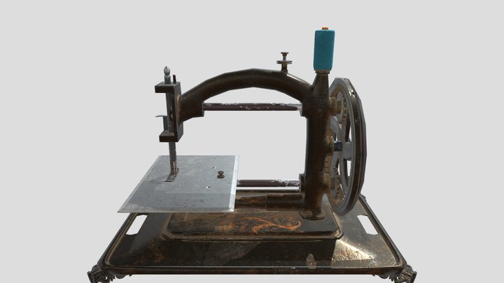 Sewing Machine (game ready asset) 3D Model