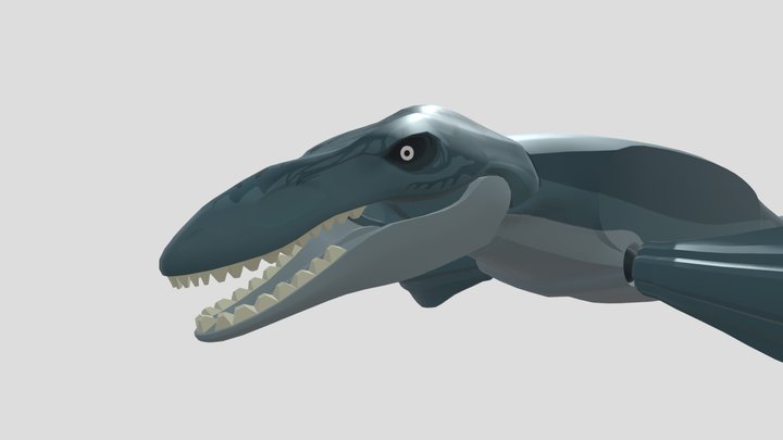 Lego mosasaurs 3D Model