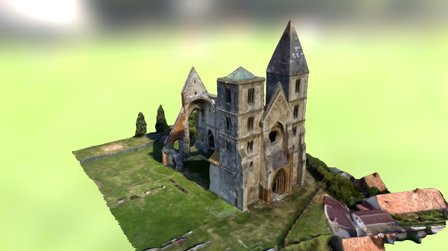 Premontre monastery church - Zsambek 3D Model