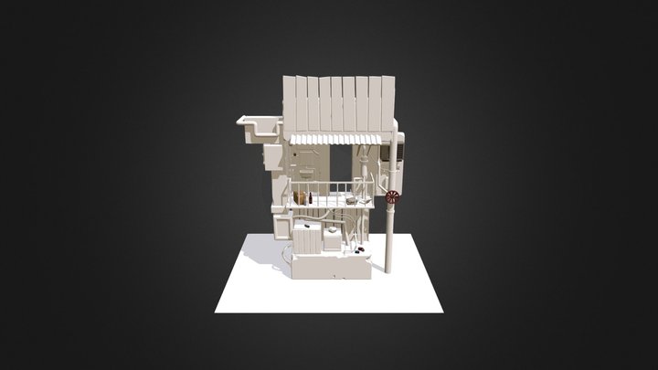 [Free model] Old_ Apartment 3D Model