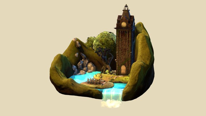 Diorama - Digital Sculpting 3D Model
