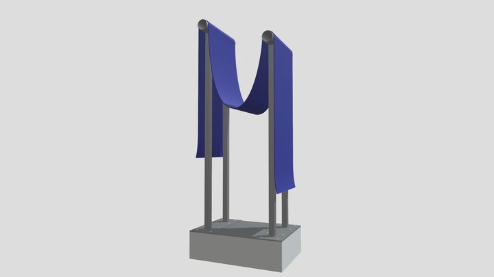 Blue 1 3D Model